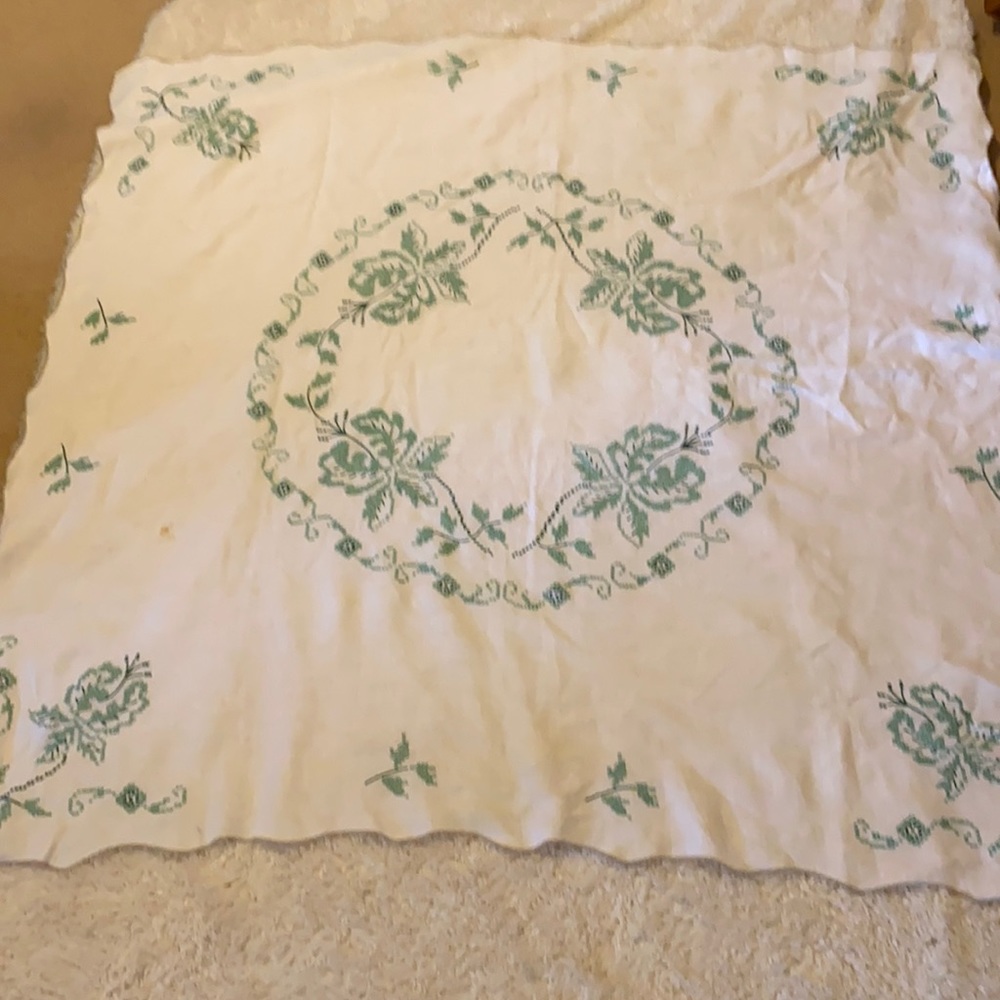 Linen tablecloth